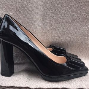 Thick-heel Prada platforms